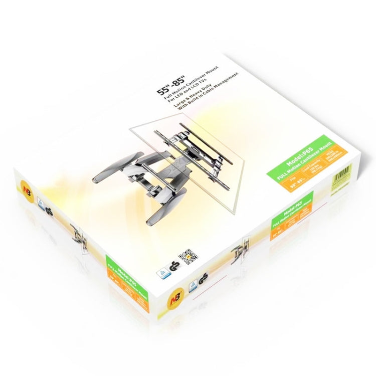 NORTH BAYOU NB P65 All-moving Cantilever Mount Swivel TV Wall Bracket for 55-85 inch LED / LCD, P65