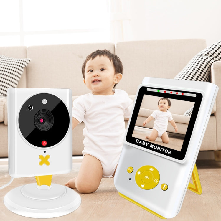 855P 2.4 inch Home Wireless Yellow Baby Monitor with Baby Surveillance Camera, 855P