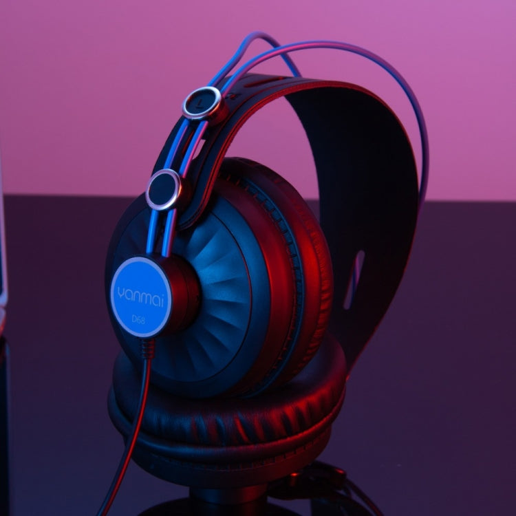 Yanmai D68-A Foldable Lightweight Recording Monitor Headphone