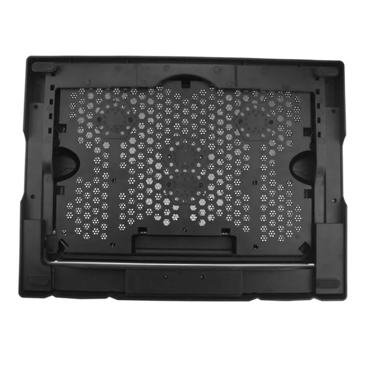 S300 3 Fan Adjustable Wind Speed Desktop Laptop Cooling Pad with Holder, S300