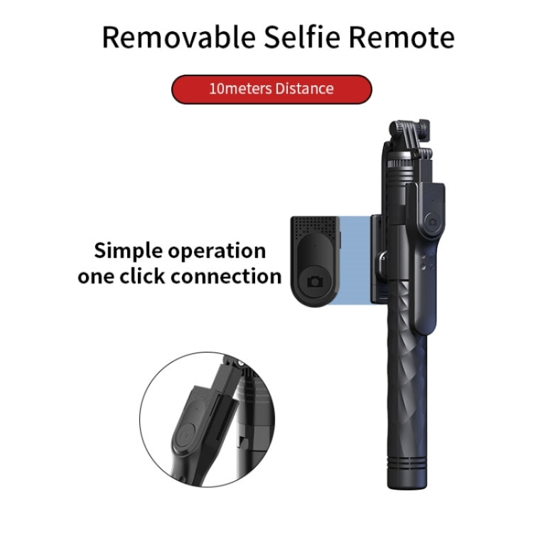 JMARY KT239 Rotation Design Camera Mount Holder 1.75m Telescopic Phone Selfie Stick Tripod, KT239