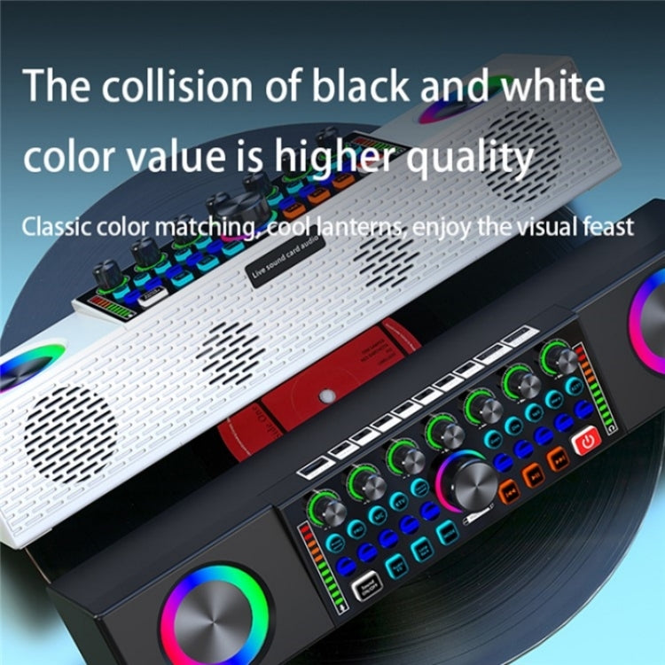 SY8 Live Sound Card All-in-one Machine Speaker Stereo Subwoofer With Mic