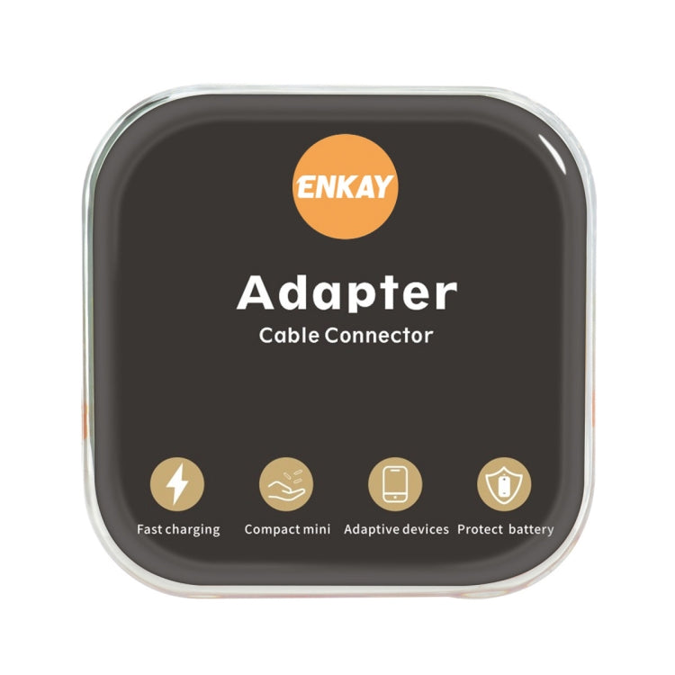 ENKAY 90 Degree Right Angle USB 3.0 Male to Type-C Female Adapter Converter, 1pcs USB to Type-C, 2pcs USB to Type-C