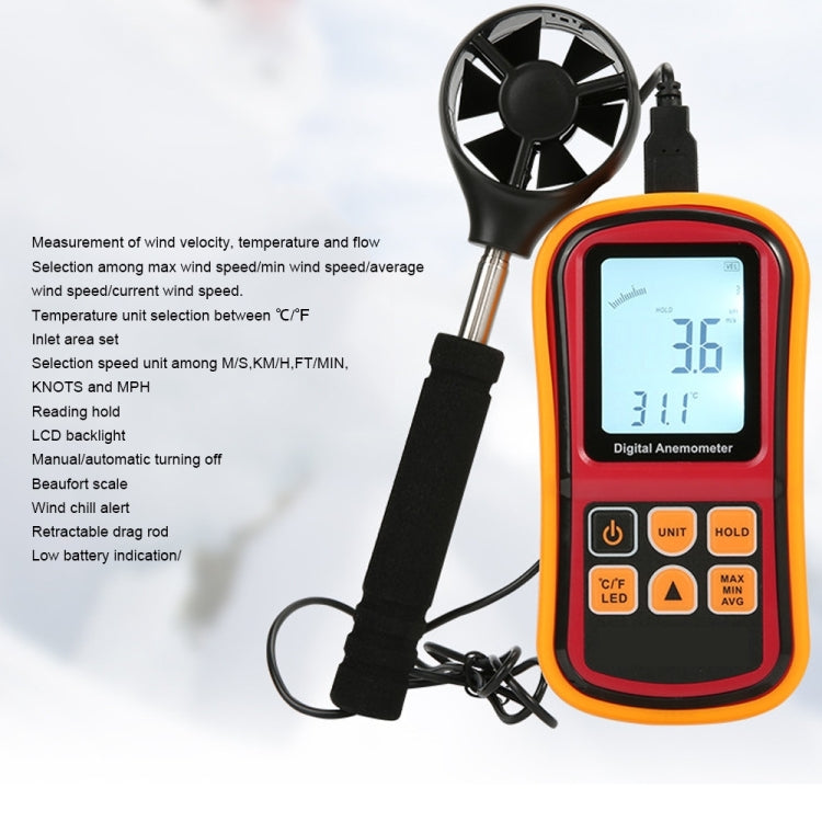 GM8909 Digital Anemometer, GM8909