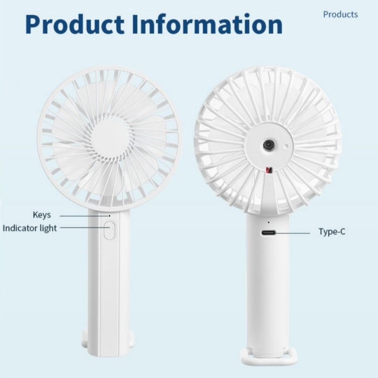 F35 With Hanging Hole Rechargeable Cooling Fan Powerful Handheld Fan 1200mAh Desk Fan, F35 (Baby Blue), F35 (Pink), F35 (White)