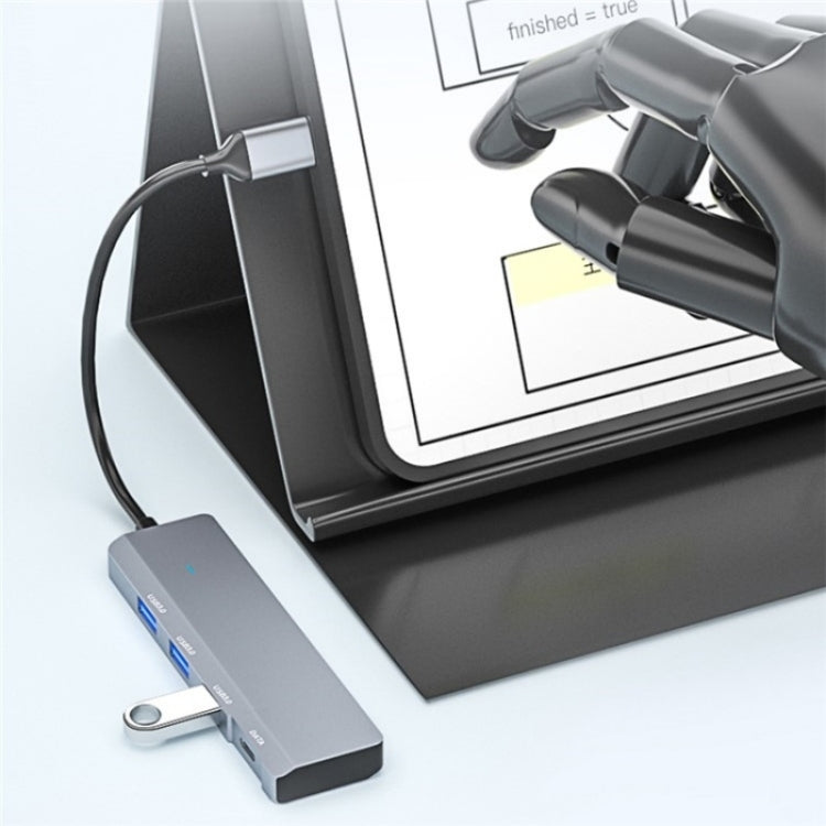 ADS-309C Type-C + 3 x USB 3.0 HUB Docking Station, Type-C Port