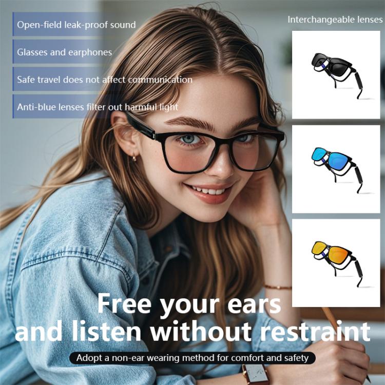 GS05 Smart Glasses, Support AI Smart Chip / Bluetooth Call / Remote Control Photography