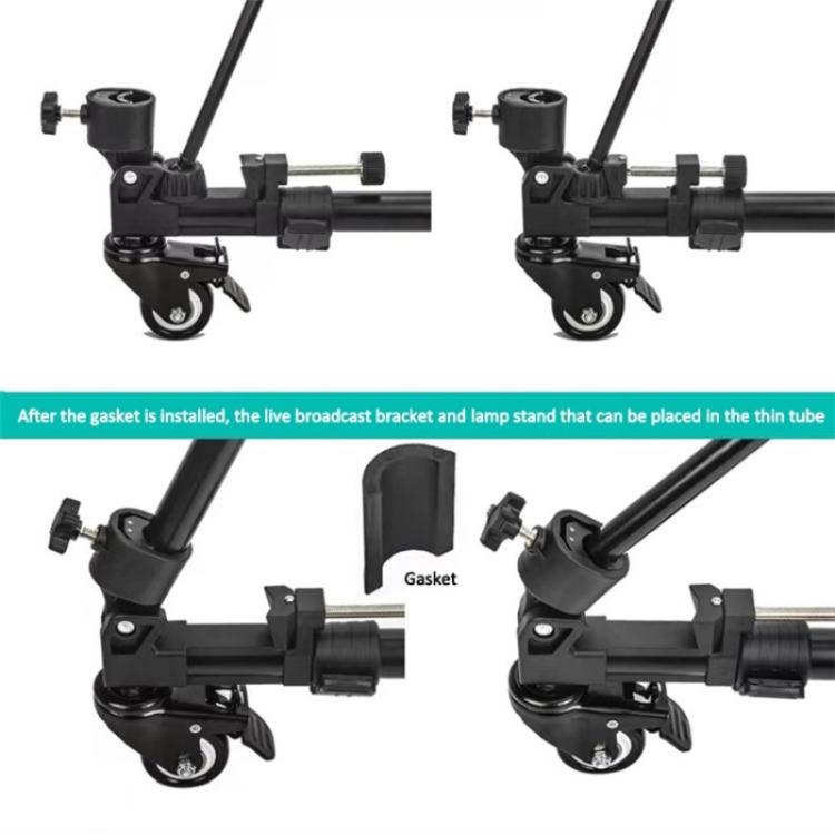 YUNTENG 900L DV Camera Photography Tripod Base Stand Universal Folding 3 Wheels Pulley, 900L