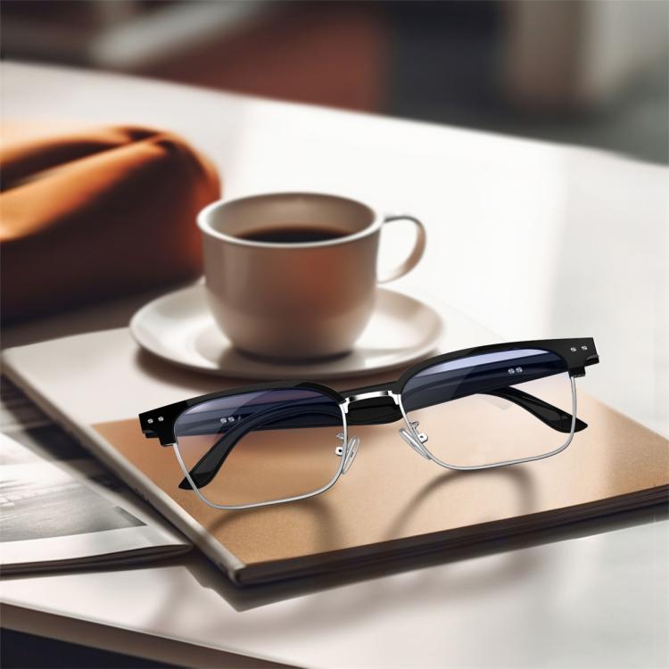 W100D Smart Glasses, Support AI Intelligent Translation / AI Conversation / BT Calling