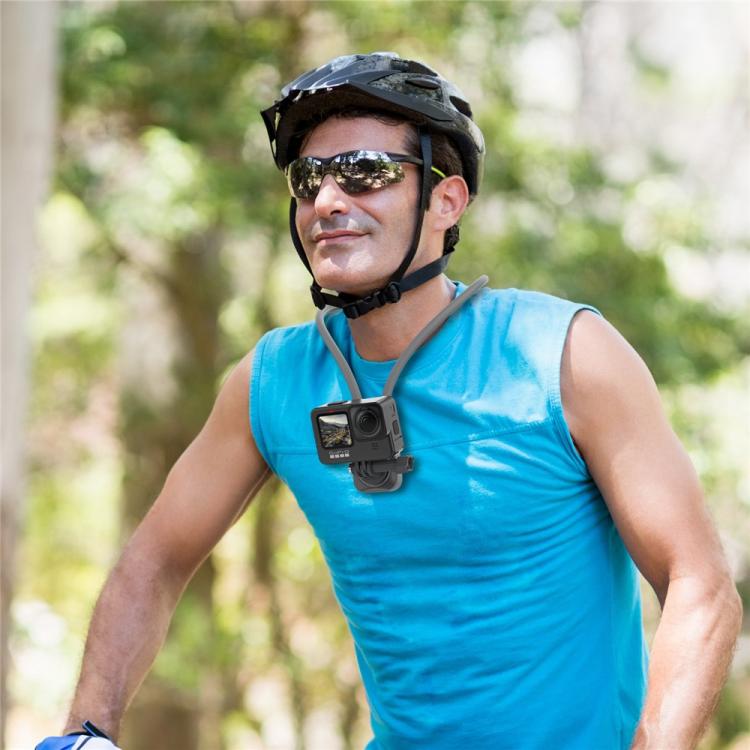 K08-1C Versatile Vlog Aceessories Portable Neck Mount Sports Camera Holder, K08-1C