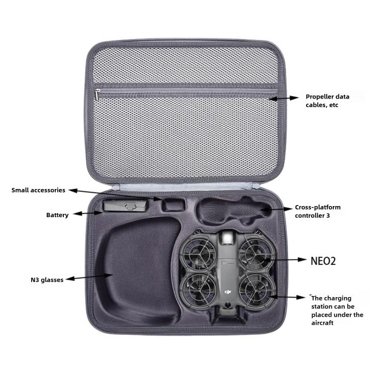 Motion-sensing Drone Portable Waterproof Shoulder Bag, For DJI Neo 2