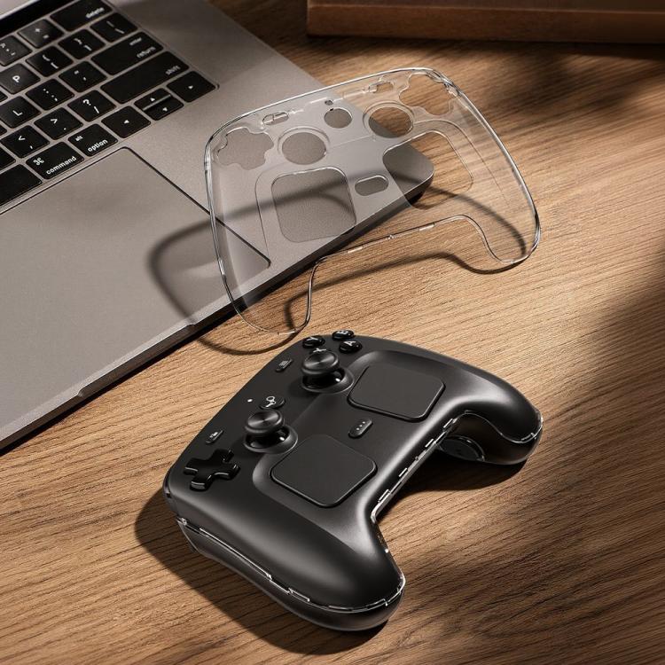 For 2026 Steam Controller 2 Transparent Crystal PC Hard Shell Anti-Drop Protective Case