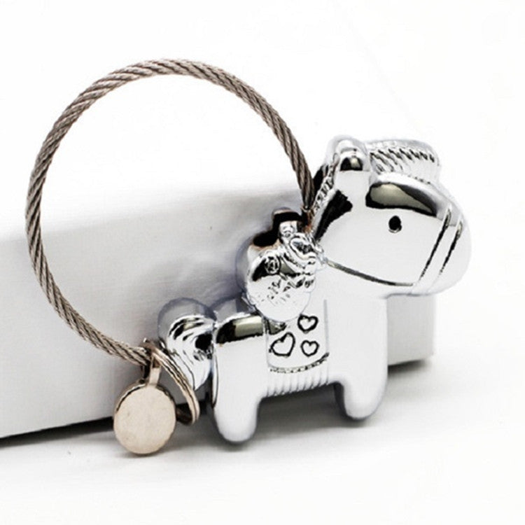 Couple Keychain with Magnet Creative Metal Small Gift Car Bag Pendant