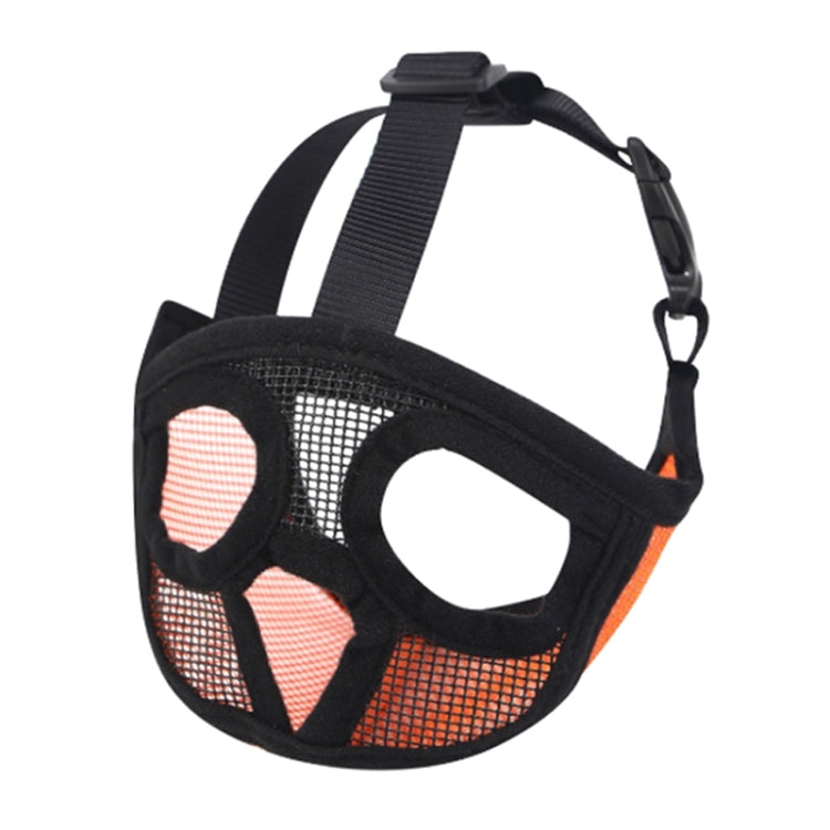 Pet Bulldog Mouth Cover Mask Pet Supplies,Full Net Cover Version, XXS, XS, S, M, L