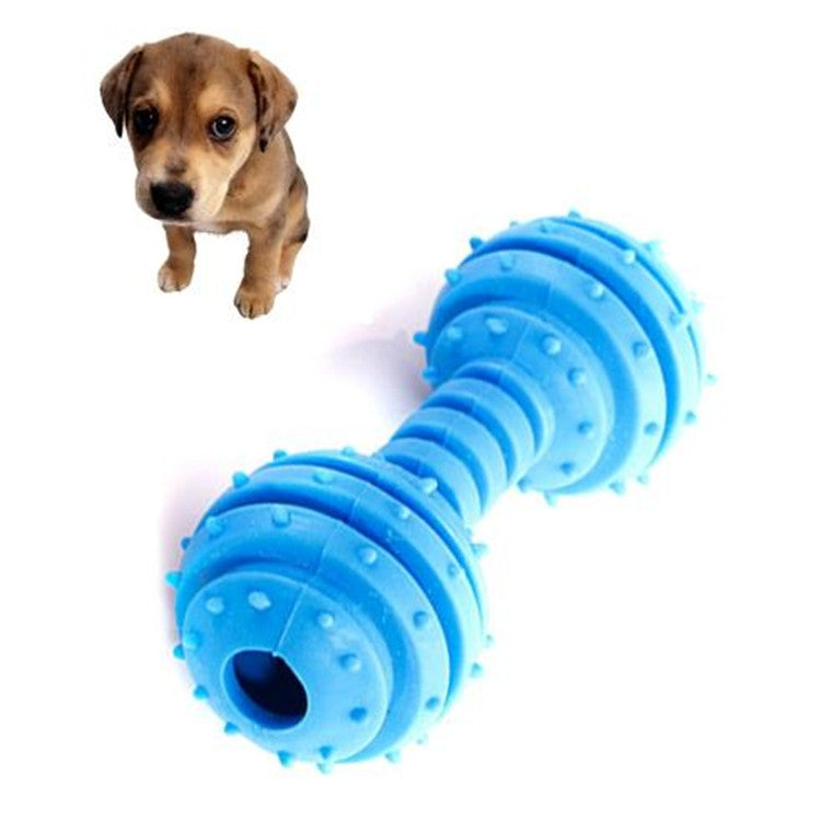 Pet TPR Bite-resistant Toys Safe Non-toxic Dumbbells Molar Toys