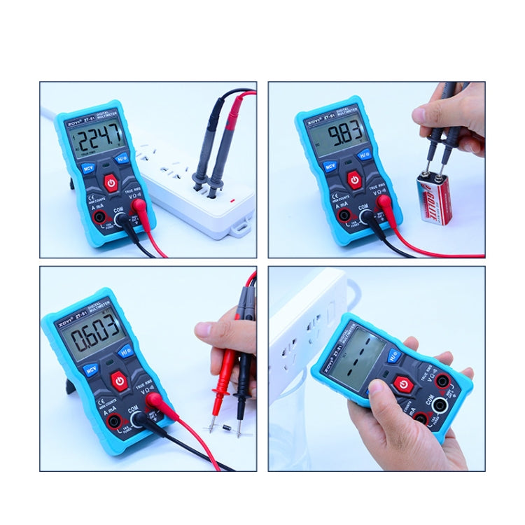 ZOYI ZT-S1 Intelligent Digital Multimeter Automatic Capacitance Ammeter, ZT-S1