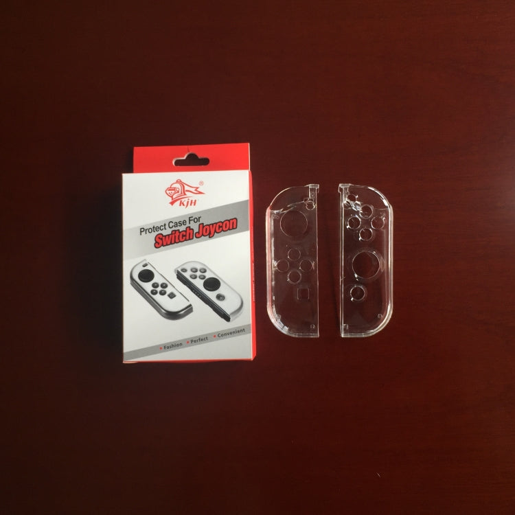 Transparent PC Protective Cover Handle Crystal Case for Switch Game Controller, Crystal Case for Switch Game Controller