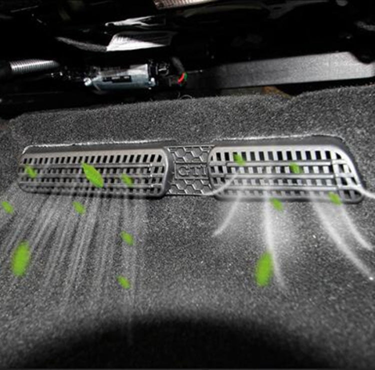 2 PCS Car Air Exhaust Cover Seat Air Outlet Protection Cover for Skoda, Upgraded pair, Flocked pair