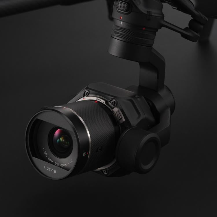 Original DL 18mm F2.8 ASPH Lens for DJI Zenmuse X9-8K Air PTZ Camera, 18mm F2.8