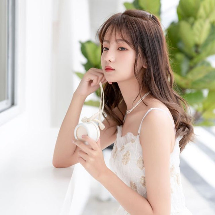 USB Charging Fan Brushless Hanging Neck Mini Sling Lazy Fan, Angel White, Angel Pink, Angel Blue