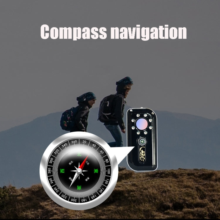 K300 Multifunctional Infrared Detector Hotel Anti-Snooping Camera Detection Travel Compass Anti-lost Device, K300