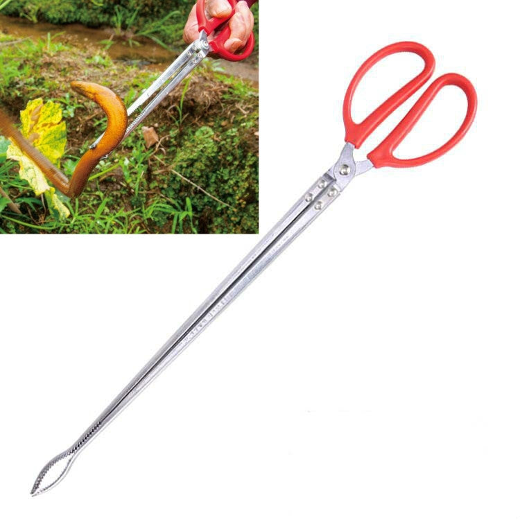 Rice Eel Clip Lobster Tongs Rice Eel Clip Crab Loach Pliers Fish Control Garbage Clip, 52cm Straight, 38cm Elbow, 52cm Elbow