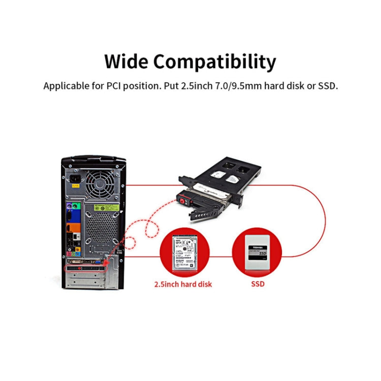 OImaster MR-9100 PCI Single-Disk Hard Disk Box Built-In Hard Disk Rack, MR-9100