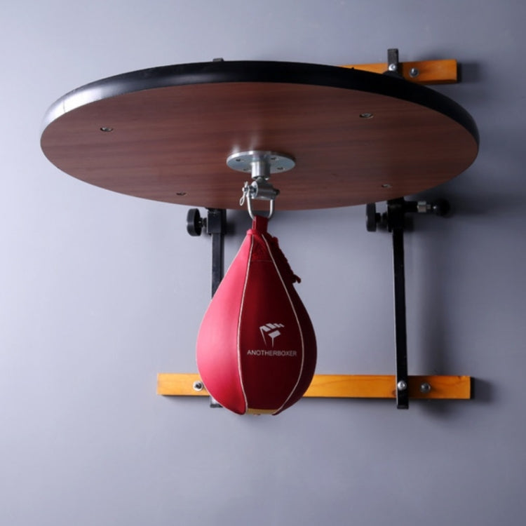 Adult Fitness Boxing Speed Ball Wooden Suspension Frame with Pear-shaped Speed Ball Kit, Wooden Shelf