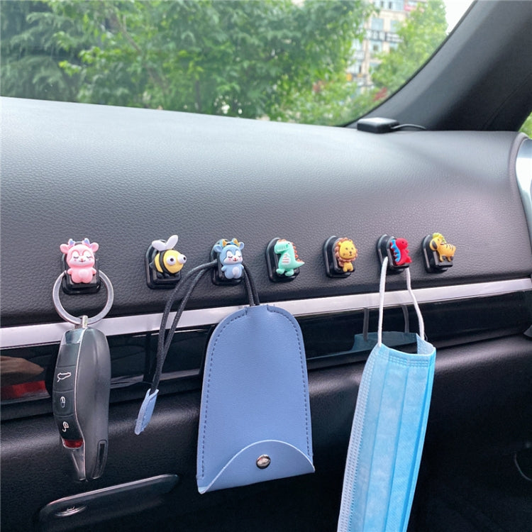 10 PCS Car Hook Car Sticky Multifunctional Mini Small Hook Car Seat Back Hook, Hook