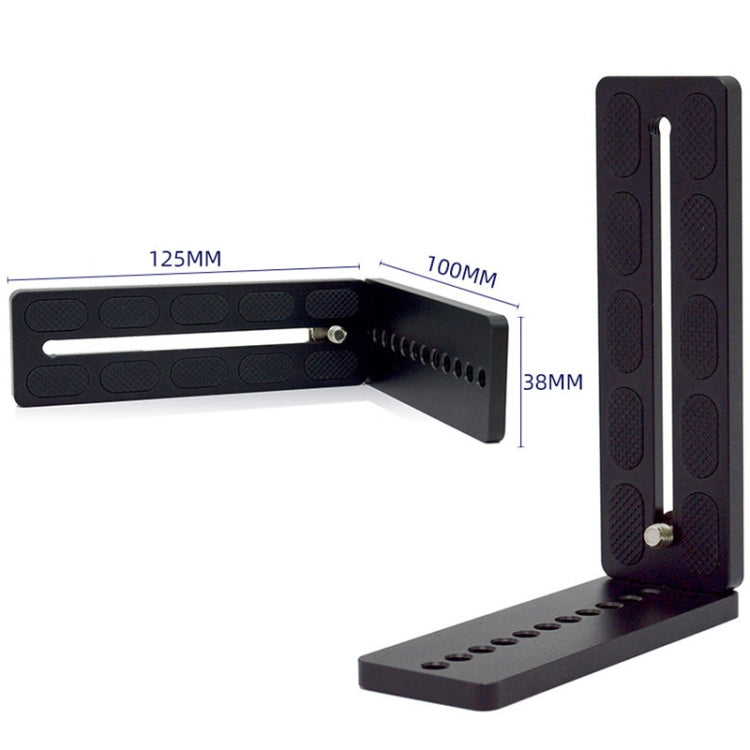 Vertical Shoot Quick Release L Plate Bracket Base Holder, 125A Red