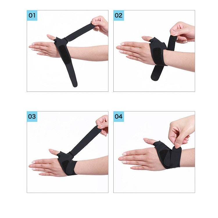 Volleyball Badminton Tendon Sheath Wristband Thin Wrist Sprain Thumb Cover, Specification: M(Left Hand), M(Left Hand), M(Right Hand), L(Left Hand), L(Right Hand)