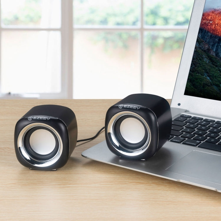 YEEZE A1 Multimedia USB2.0 Desktop Speaker Mini Computer Notebook Speaker, White Blue, White Green, White Purple, White Orange, Black Blue, Black Green, Black Purple, Black Prange, Electroplated Black Gold, Electroplated White, Electroplated Black...