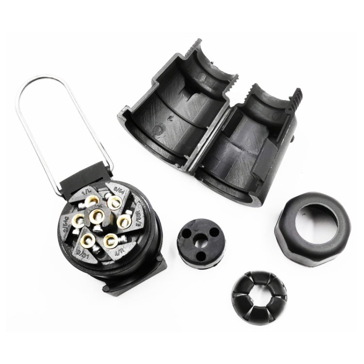 2 PCS VP170EC 7P 12V RV Trailer Plug Socket Buckle Waterproof Connector EU Plug, VP170EC