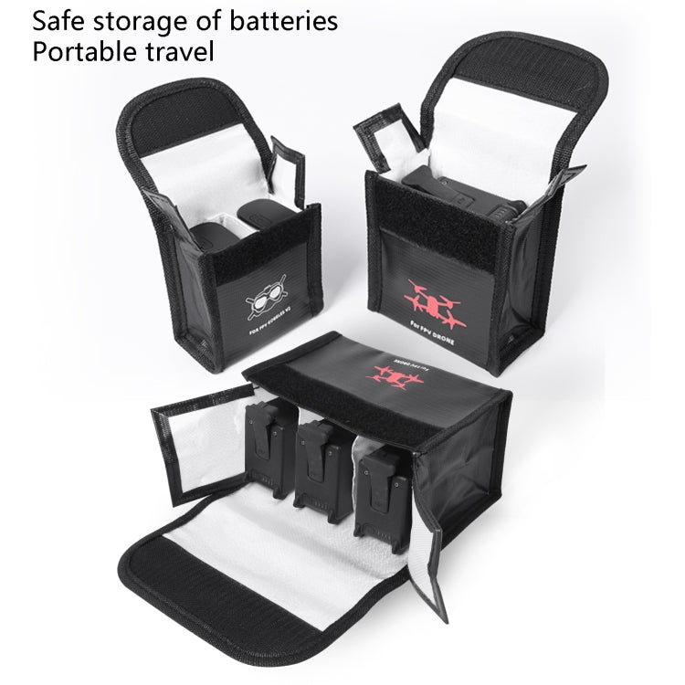 Sunnylife FV-DC261 Battery Explosion-proof Bag, For DJI FPV Glasses Battery