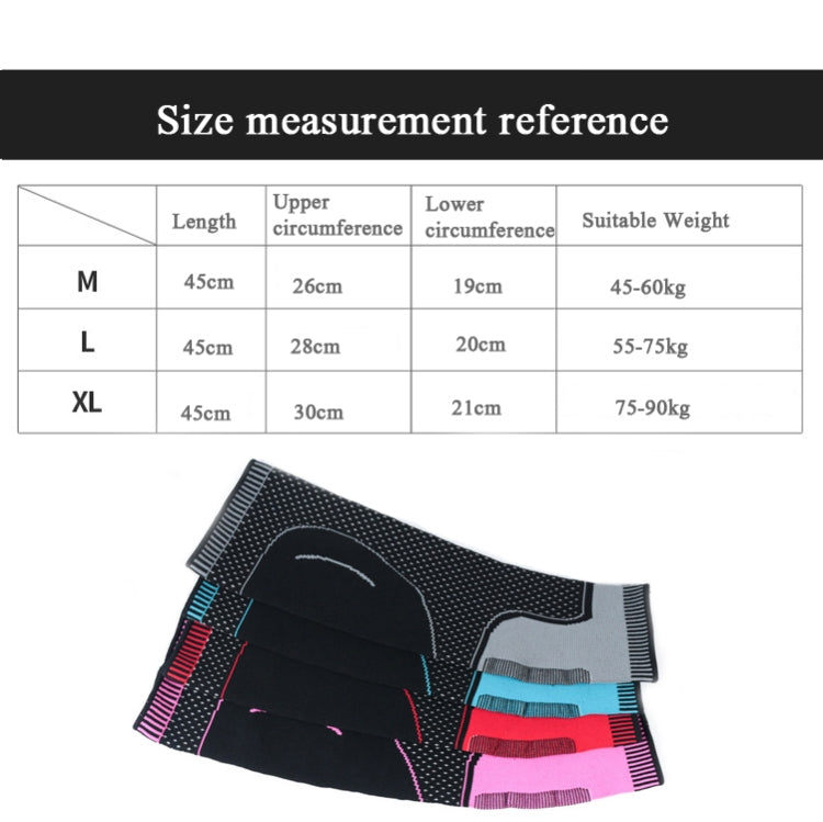 Lengthened Sports Protective Calf Cover Knitted Breathable Pressure Leg Cover Basketball Football Mountaineering Protective Gear, M (Black Pink), L (Black Pink), XL (Black Pink)
