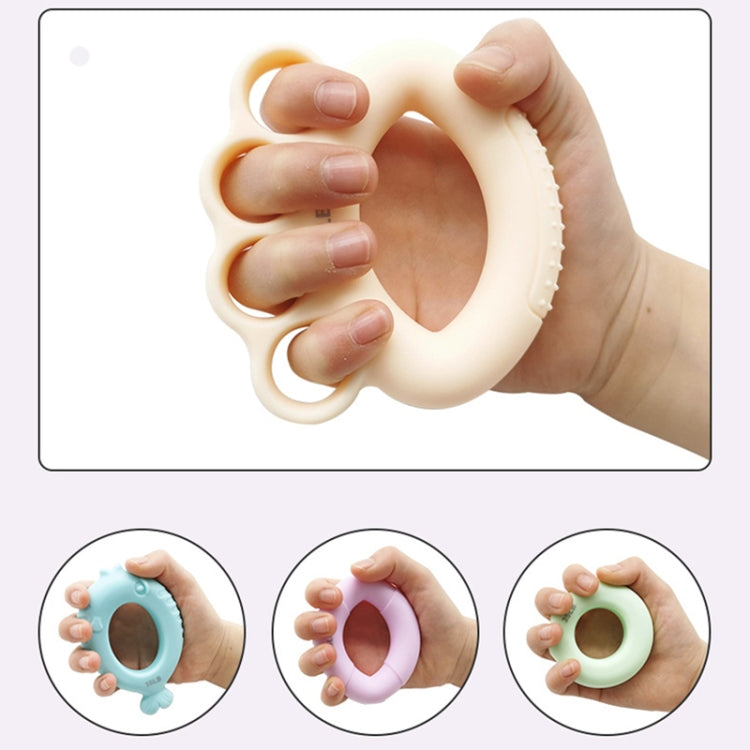 Children Grip Ring Finger Strength Training Finger Power Device, Specification: 5LB (Finite Orange Pink), 5LB (Finite Orange Pink), 15LB (Finite Light Blue), 25LB (Finite Light Purple), 35LB (Finite Light Green), 5LB (Olive Orange Pink)