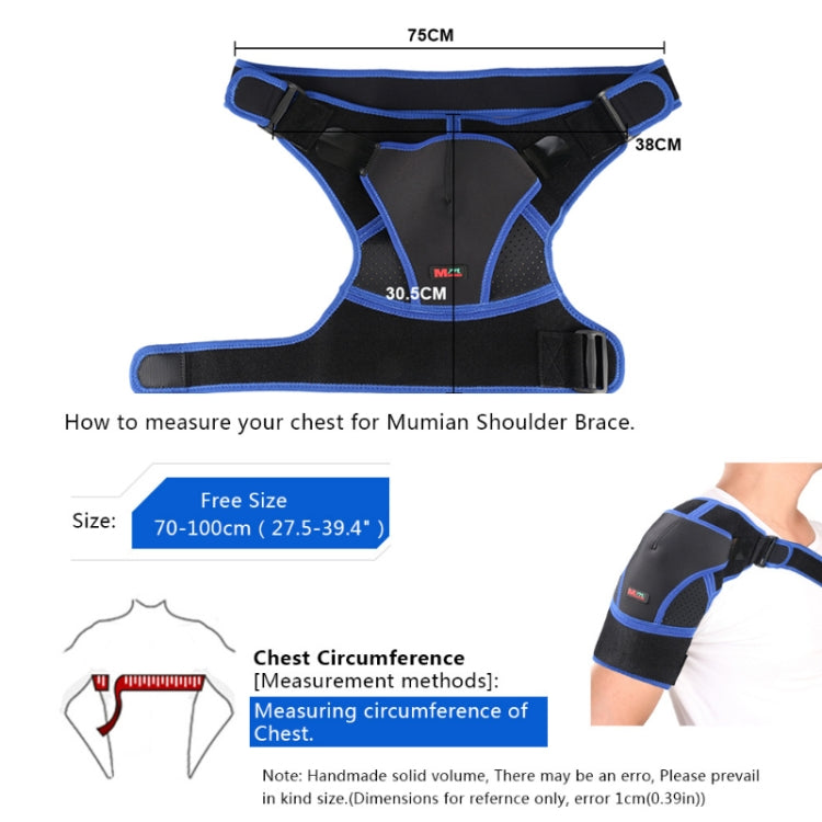 G06 Four-Direction Adjustable Pressure And Breathable Shoulder Pad Sports Protective Gear,Style:, Ordinary Version M (Black Blue), Ordinary Version L(Black Blue), Airbag Version M (Black Blue), Airbag Version L (Black And Blue), Ordinary Version M (Bla...