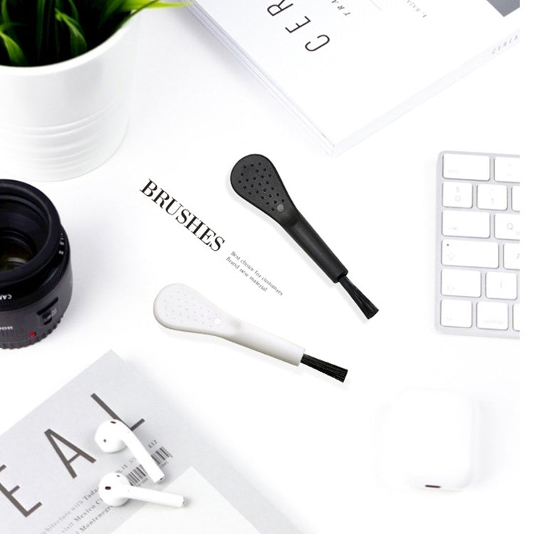 100 PCS ZX-008 Plastic Mini Brush Mobile Phone Screen Mosquito Killer Lamp Humidifier Keyboard Cleaning Brush, White Handle White Hair, White Handle Black Hair, Black Handle Black Hair