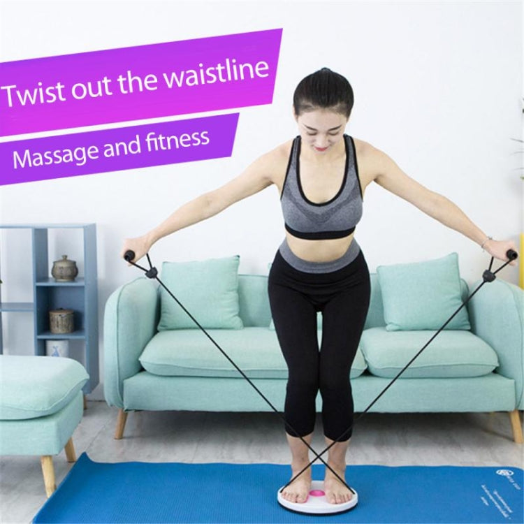 Magnet Massage Board Home Fitness Equipment Twisted Waist Disk With Drawstring, Magnet Massage Board With Drawstring(Red), Magnet Massage Board With Drawstring(Pink), Magnet Massage Board With Drawstring(Purple)