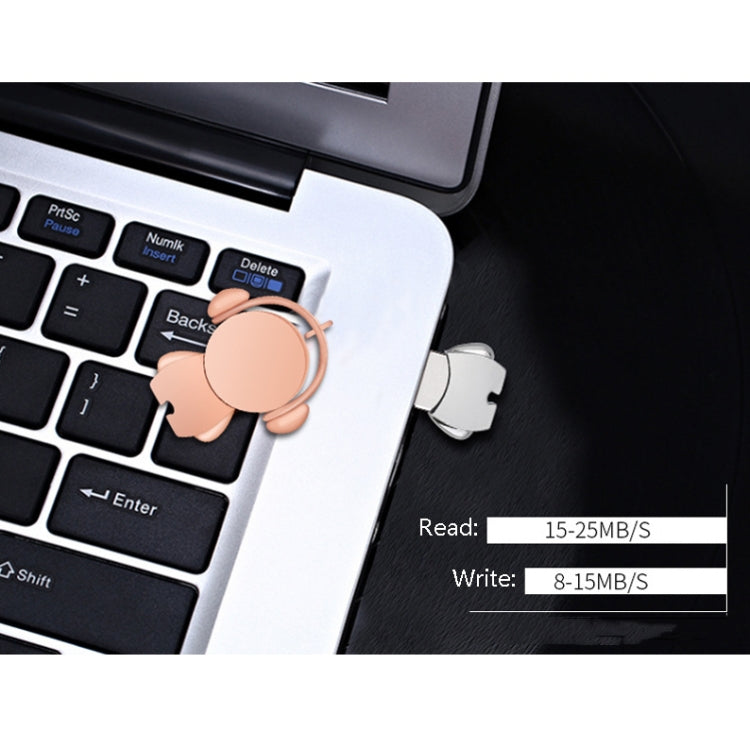Y01 Metal Musician Car Cartoon Style U Disk, 8GB, 16GB, 32GB, 64GB, 128GB