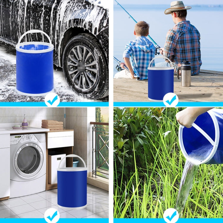 Car Folding Telescopic Bucket Portable Car Washing Special Bucket Outdoor Travel Fishing Bucket, 3 PCS 9L, 3 PCS 11L, 3 PCS 13L, 20L
