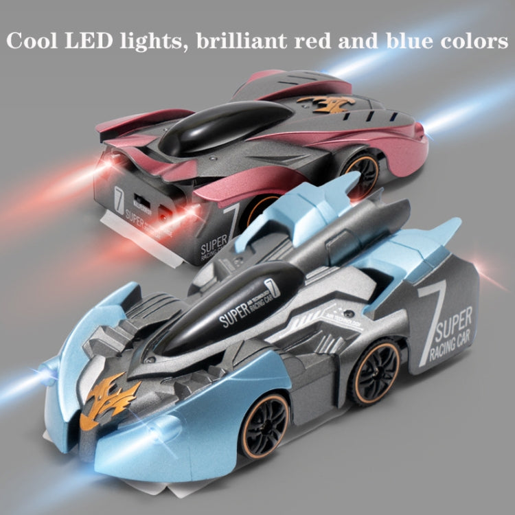 Remote Control Wall Climbing Car Mini Electric Remote Control Car Children Toy, Red Charge Handle RC Edition, Red Flame Handle RC Edition, Blue Break Handle RC Edition, Blue Lightning Handle RC Edition, Red Charge Watch RC Edition...