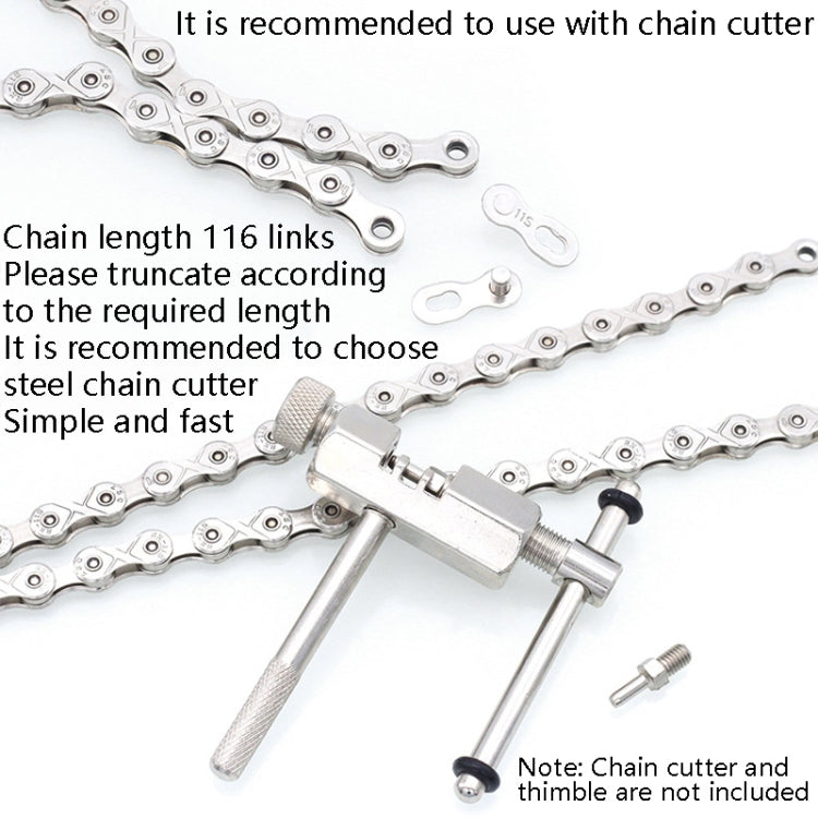 Mountain Road Bike Chain Electroplating Chain, Specification:, 6/7/8 Speed, 9 Speed chain, 10 Speed, 11 Speed