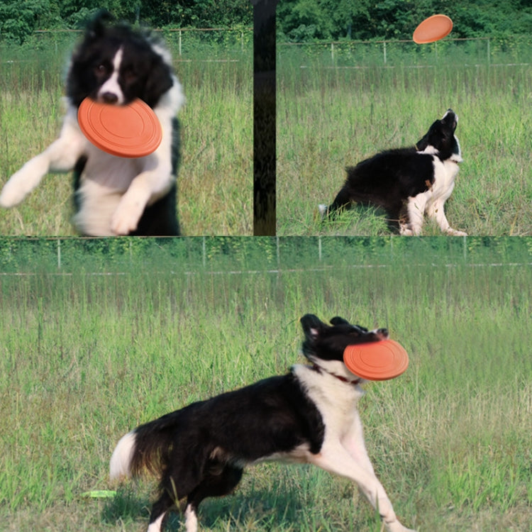 Pet Toy Flying Disc Pet Interactive Training Floating Water Bite-Resistant Soft Flying Disc, Orange, Black, Red, Purple, Blue, Yellow, Green