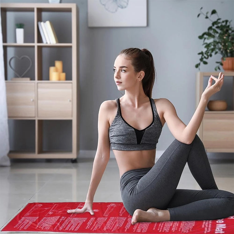 Foldable Fitness Exercise Gymnastics Mat School Gym Sit-Up Sponge Mat, 180x60x1.5cm