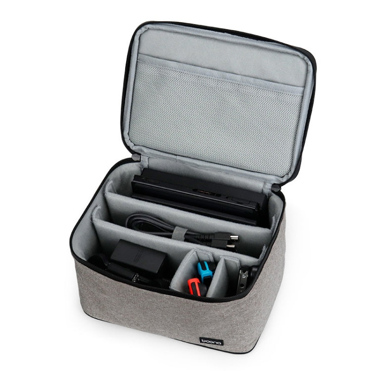 Baona BN-X002 Game Consoles Full Set Accessories Protection Storage Box For Nintendo Switch, Black, Grey