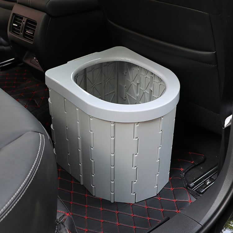 Car Toilet Integrated Portable Folding Toilet Self-Driving Tour Outdoor Camping Toilet, Car Toilet(Light Gray), Car Toilet(Black)