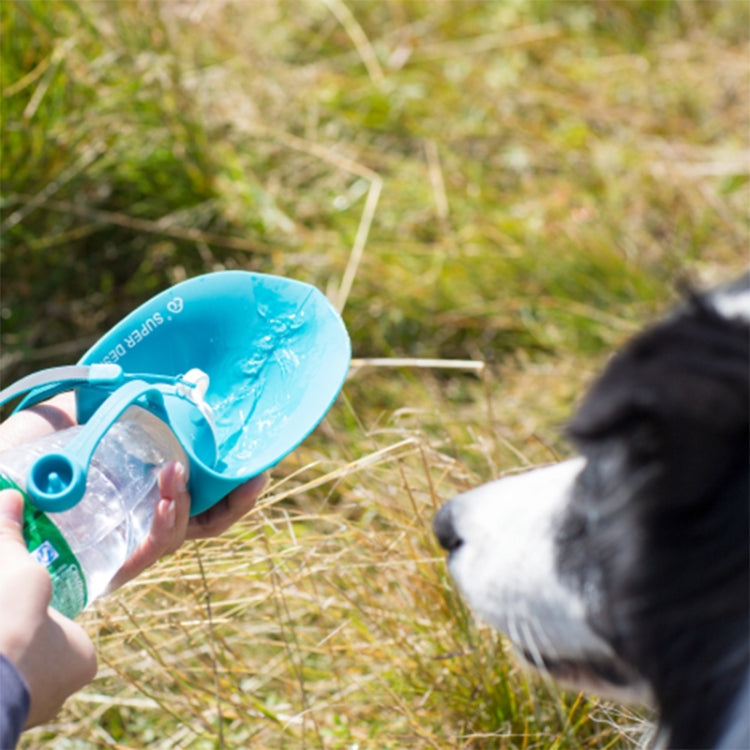 Pet Feeder Dog Out Of Cup Large Capacity Outdoor Flip Water Cup, Blue, Green, Black, Orange, Pink