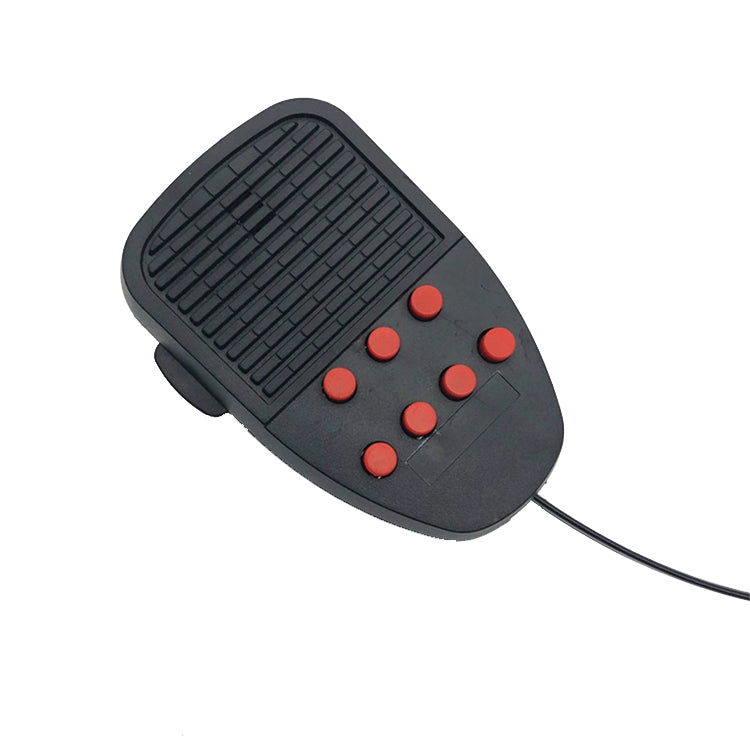 Car Speaker 7 Voice Circle 12V Motorcycle Speaker Alert Speaker, 7 Voice