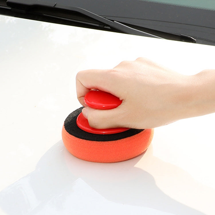 3 Sets Handle Polished Waxing Sponge Car Waxing Wash Tool, Waxing Sponge